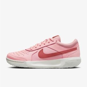 Nike Zoom Court Lite 3 (Womens Size 10) Shoes DV3279 600 Pink Bloom/Adobe Sail